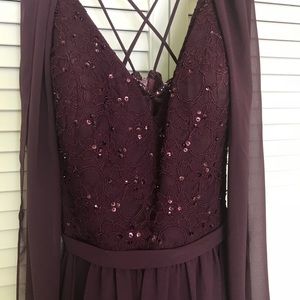 Elegant floor-length formal dress